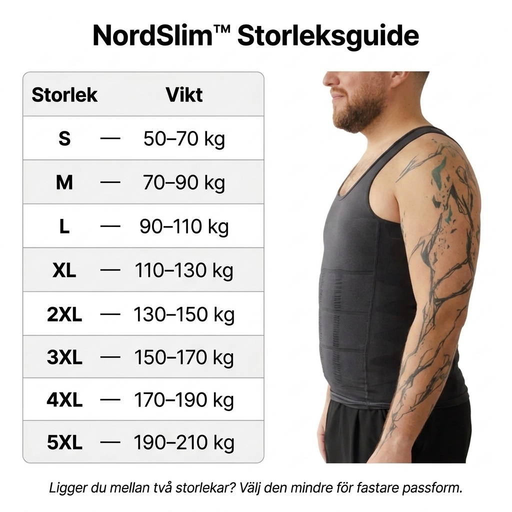NordSlim® — Självsäker i favoritskjortan igen